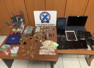 Εξιχνιάστηκε διάρρηξη με λεία 300.000 ευρώ και κοσμήματα αξίας 100.000 ευρώ