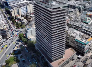 Σοκ στους Αμπελόκηπους: Άνδρας έπεσε από τον 24ο όροφο του Πύργου Απόλλων