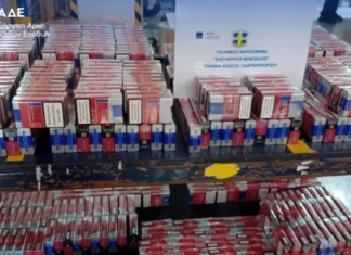 Διπλό χτύπημα της ΑΑΔΕ στο «Ελ. Βενιζέλος», κατασχέθηκαν 477.000 λαθραία τσιγάρα